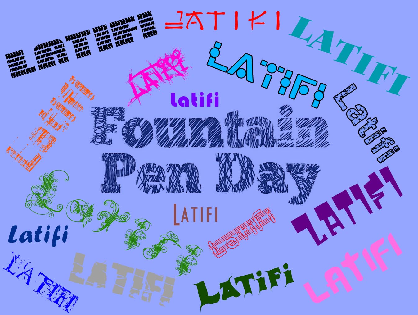 Fountain Pen day Latifi روز جهانی خودنویس