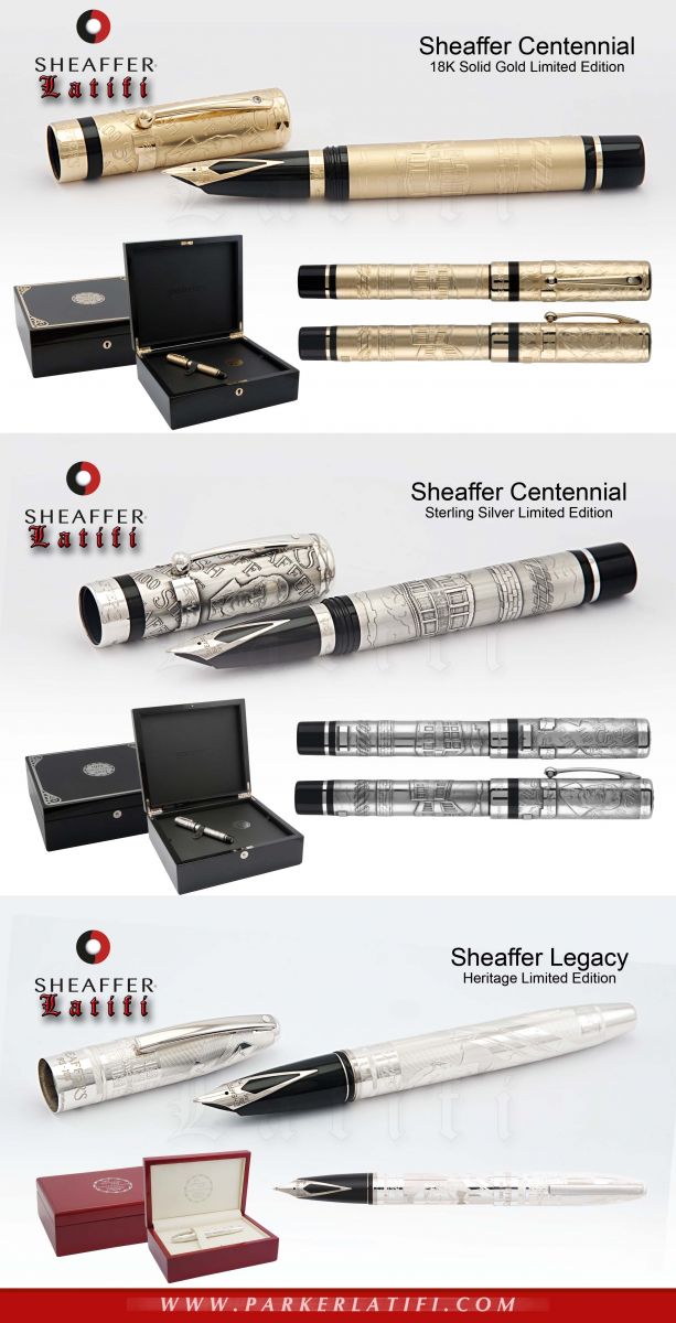 خودنویس های یکصدمین سالگرد کارخانه شیفر SHeaffer 