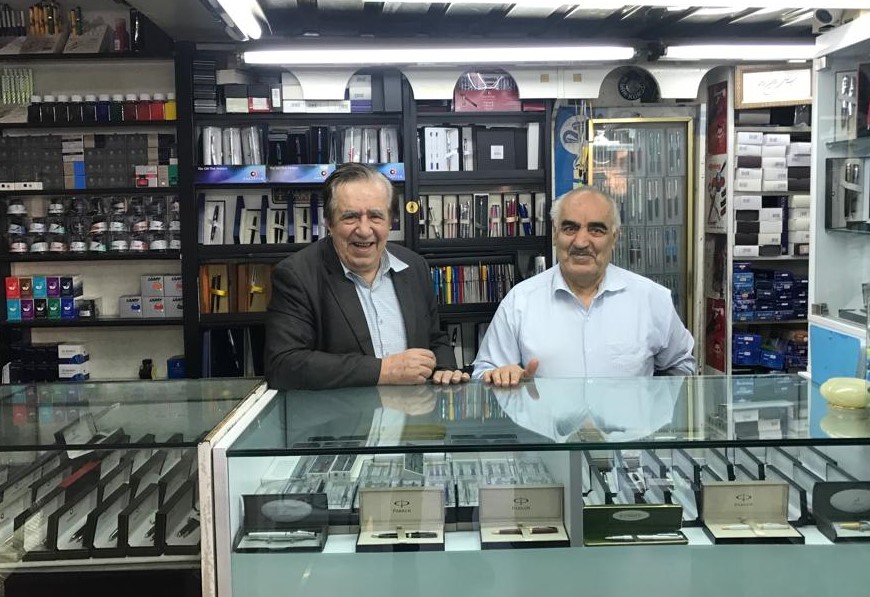 قاسم عبدالحسینی و استاد اصغر لطیقی