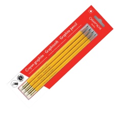 مداد چوبی مشکی کرنداش بسته 4 عددی Caran Dache Pencil 351.372