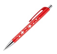 Carandache 888 Mechanical Pencil Swiss Cross Red