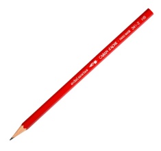 مداد مشکی کرنداش سوئیسی طرح بدنه قرمز Carandache 341-2 HB