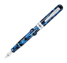 Conklin Mark Twain Crescent Filler blue Fountain Pen