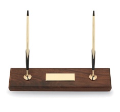 ست رو میزی چوبی جفتی به همراه قلم کراس Cross Double Desk Set