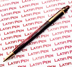 Vintage Eversharp mechanical pencil skyline red modern