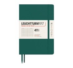 دفتر لویختروم هارد کاور سبز تیره A5 دات LEUCHTTURM1917
