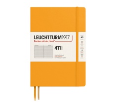 دفتر لویختروم هارد کاور نارنجی A5 شطرنجی LEUCHTTURM1917