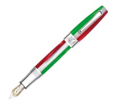 Montegrappa Italy 150th Anniversary Silver Fountain Pen