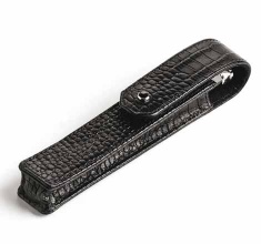 کیف قلم مونتگراپا چرم 1 عددی ایتالیا کرو Montegrappa Leather Single Pen Case
