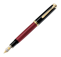 خودنویس پلیکان ام 800 قرمز Pelikan M800 Black-Red classic Fountain pen