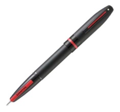 Sheaffer ICON Matte Red Black Fountain Pen With Gloss Black Trim