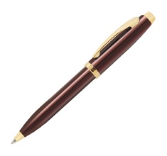 خودکار Sheaffer 100 PVD Brown با رنگ قهوه‌ای متالیک براق و گیره طلایی