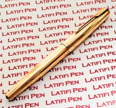 Vintage Parker 61 Custom Insignia Rolled Gold Fountain Pen