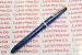 Vintage Parker Duofold senior blue Slimfold fountainpen england