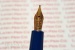 Vintage Parker Duofold senior blue Slimfold fountainpen england