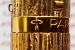 Vintage Parker 105 rolled gold Bark finish Fountain pen