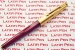 Vintage Parker 61 Rolled Gold Burgundy 12ct Fountain Pen